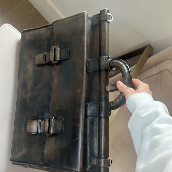 BERLUTI BRIEFCASE. LEATHER - Picture 3 of 3